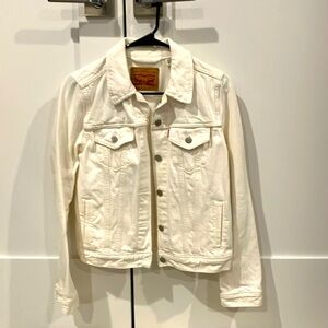Levi's White Denim Jean Jacket